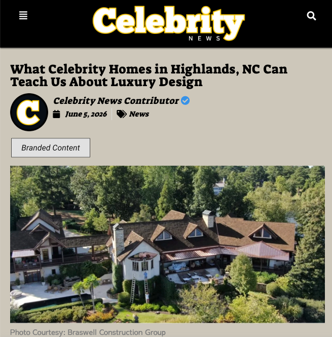 What Celebrity Homes in Highlands, NC Can Teach Us About Luxury Design