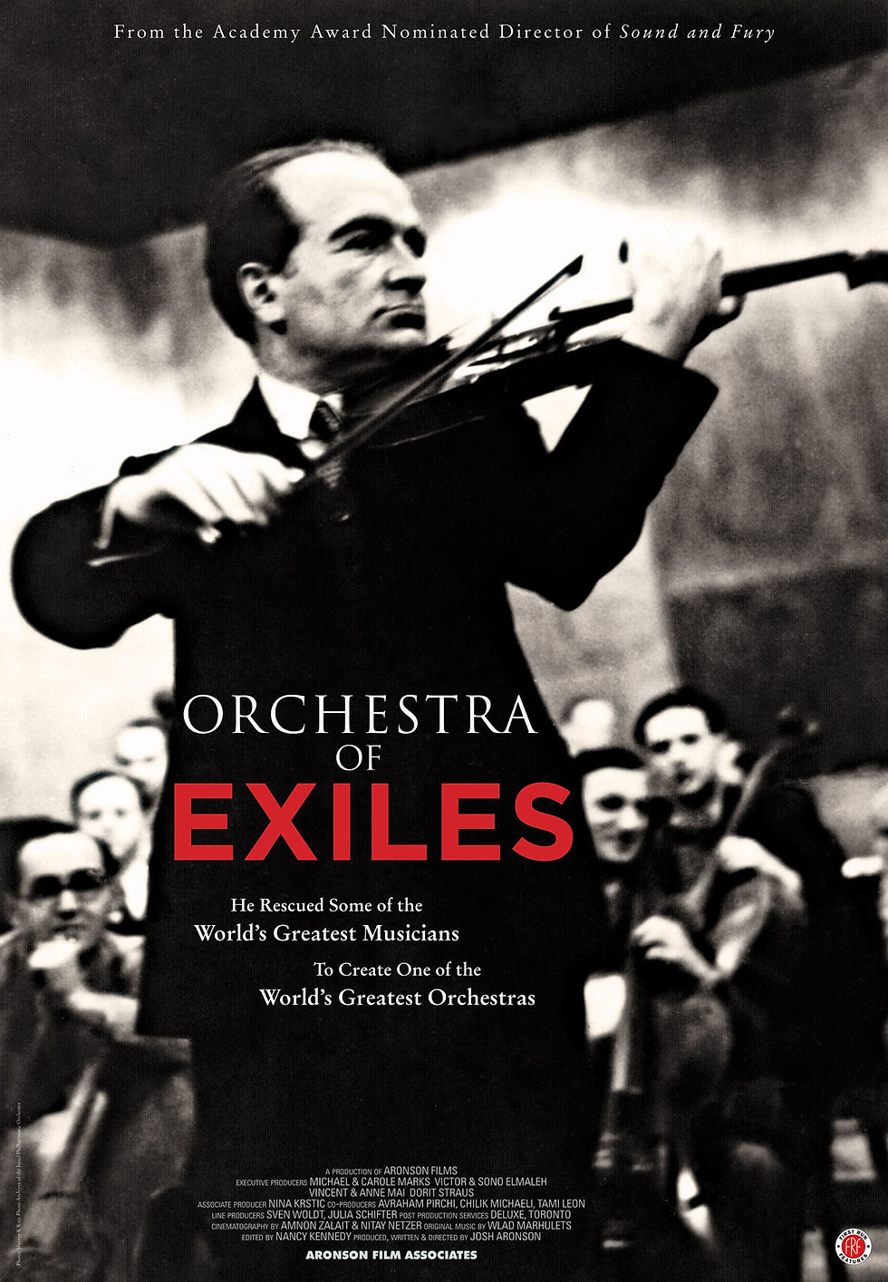 Film: "Orchestra of Exiles", Documentary, USA, 85 min, English; in conjunction with East Bay Jewish Film Festival