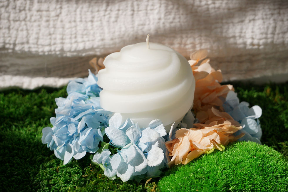 Thumbnail: Unscented Pillar Candles for Tea Ceremony or Dinner 