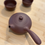 Thumbnail: 250 ml Yixing Zisha Clay Tea Pot Set （Side Handle)