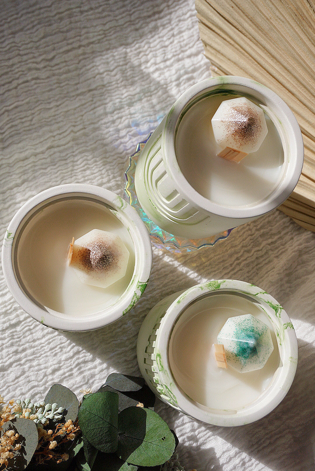 Tea Aromatherapy Candles 6 oz (hand craft)