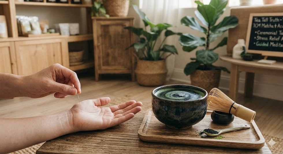 TCM Matcha Workshop and Acupuncture