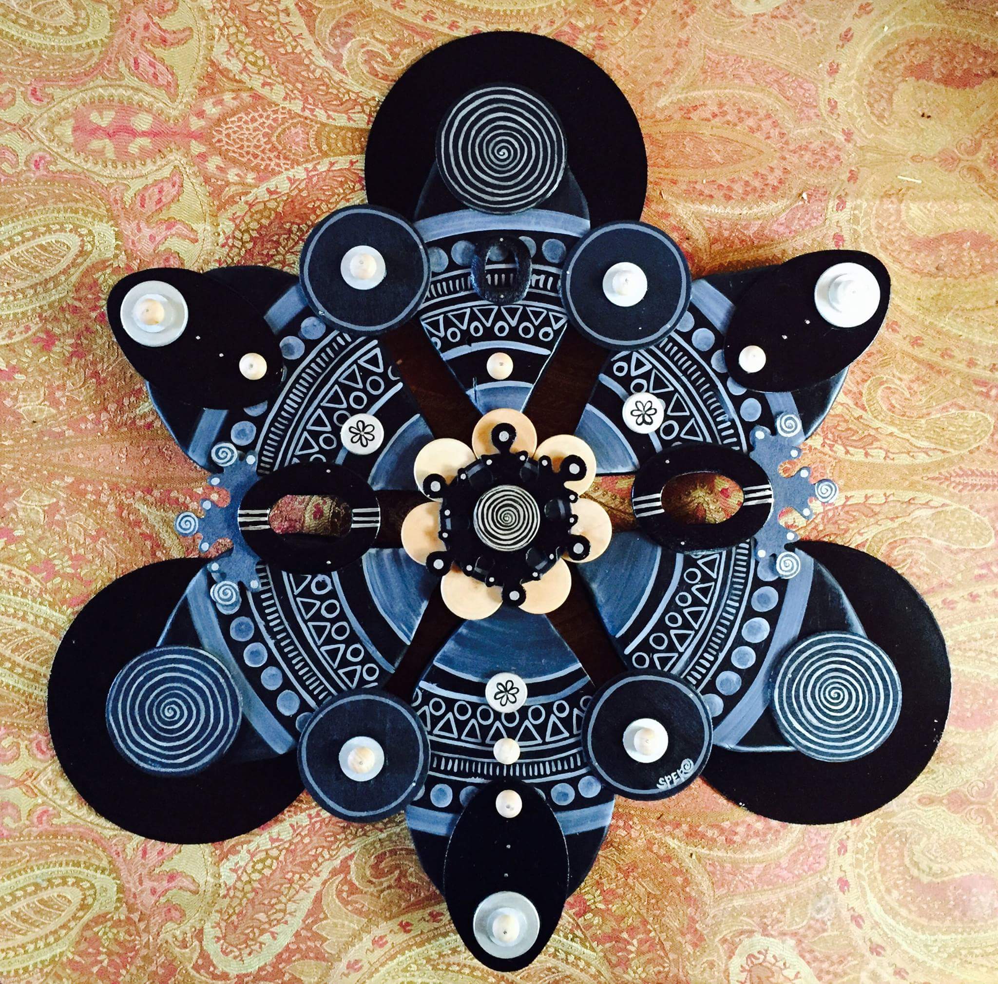 "Aztec Warrior Space Shield"