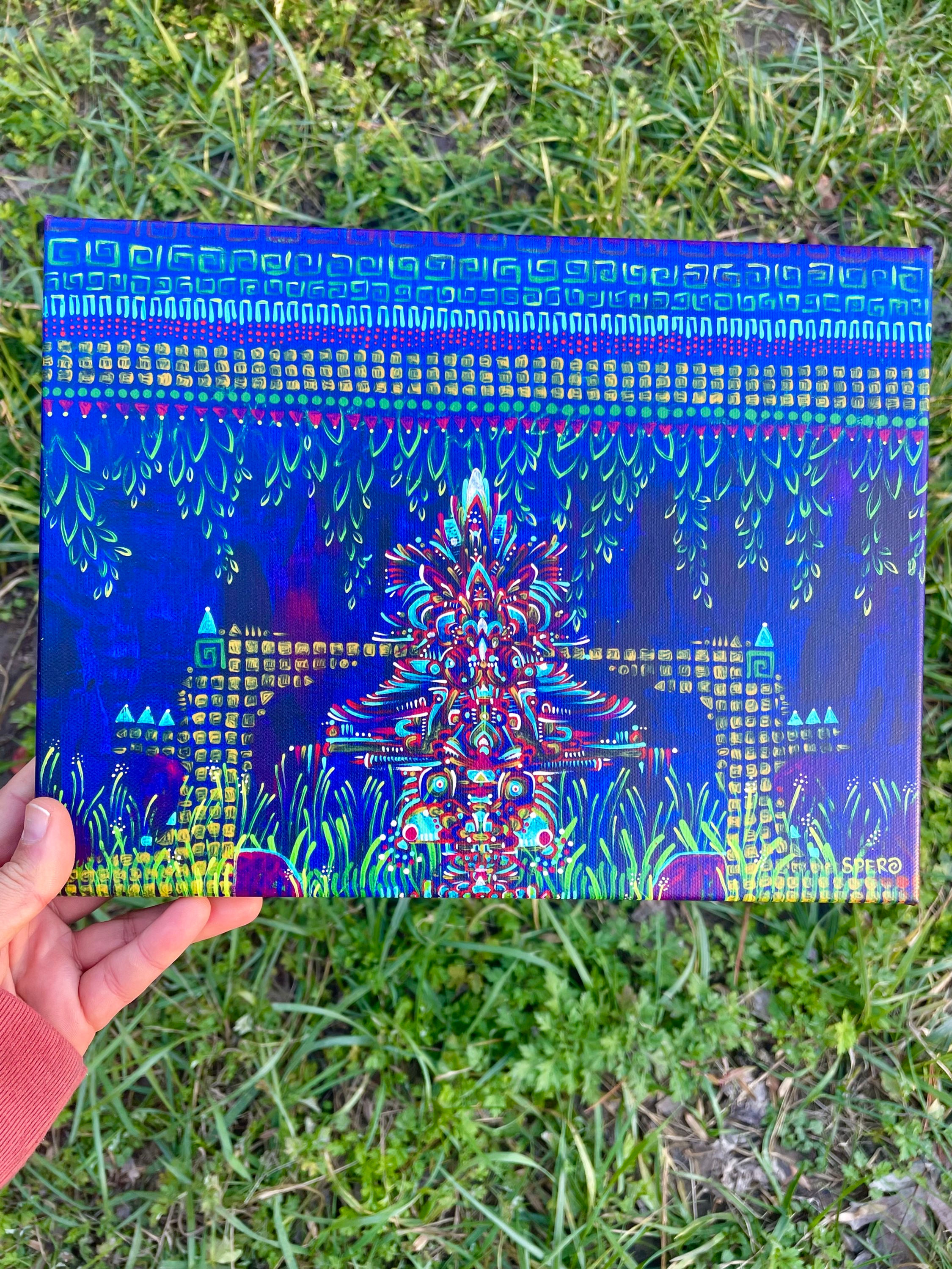 Call of Ancient Worlds 9x12” giclèe 