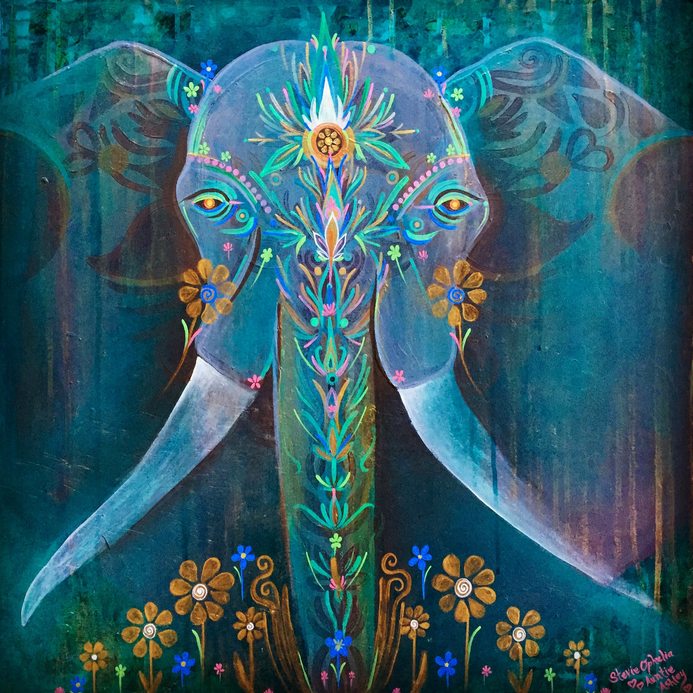 "Stevie Ophelia Elephant"