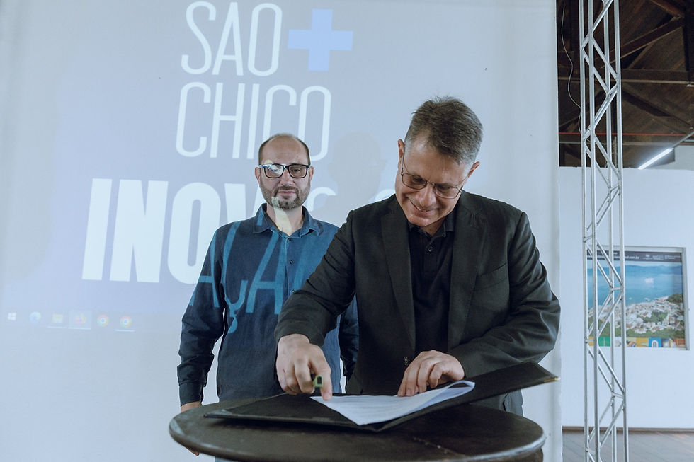 Cooperação entre Univille e Prefeitura de São Francisco do Sul marca lançamento de ecossistema de inovação