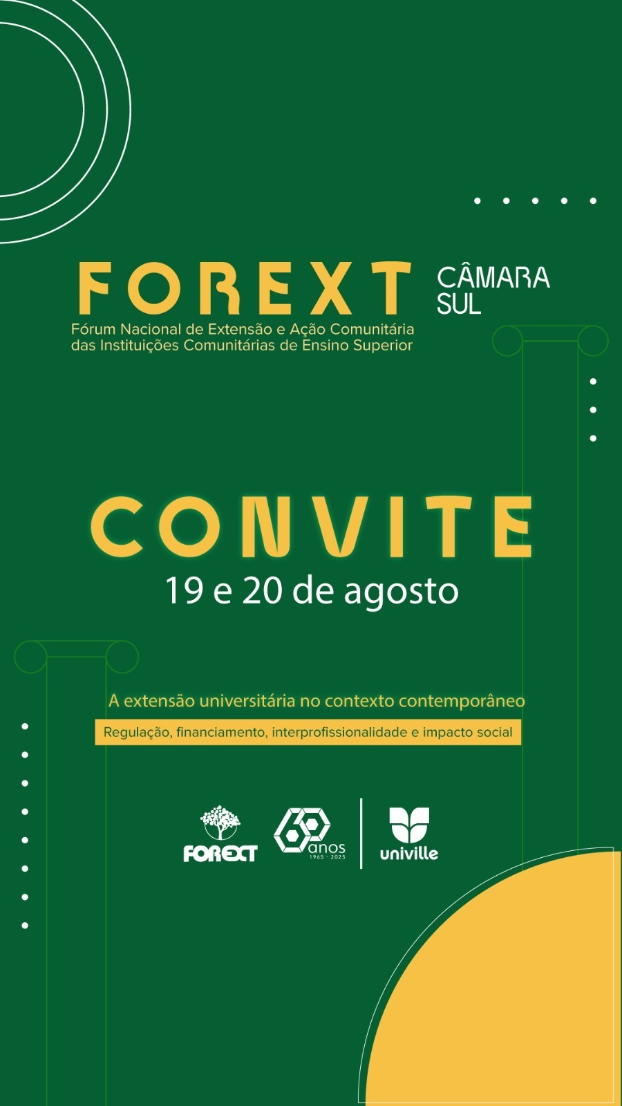 Univille recebe cerca de 20 instituições comunitárias do Sul do país