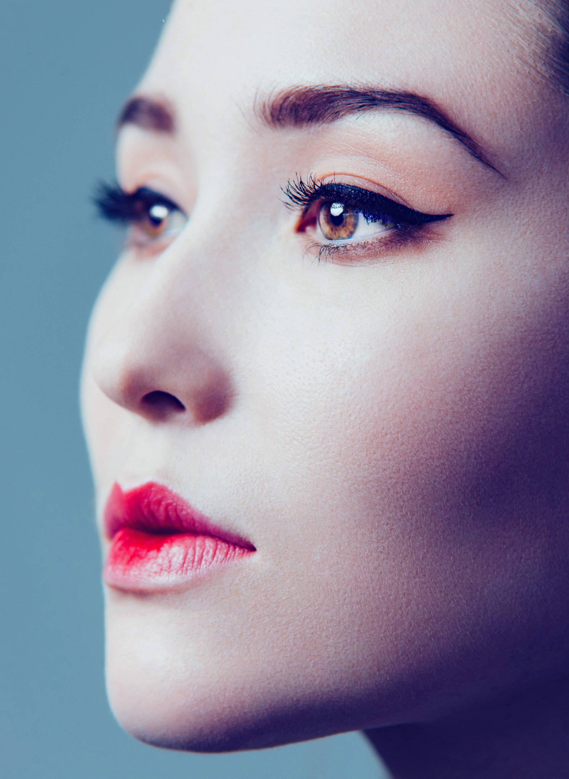 Model with Makeup