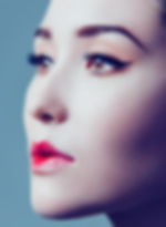 Modell mit Make-up