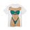 Thumbnail: Bikini Cover-Up T-Shirt – Funny Tee Summer Parties & Bachelorettes (Teal)