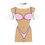 Thumbnail: Bikini Cover-Up T-Shirt – Funny Tee Summer Parties & Bachelorettes (Pink)