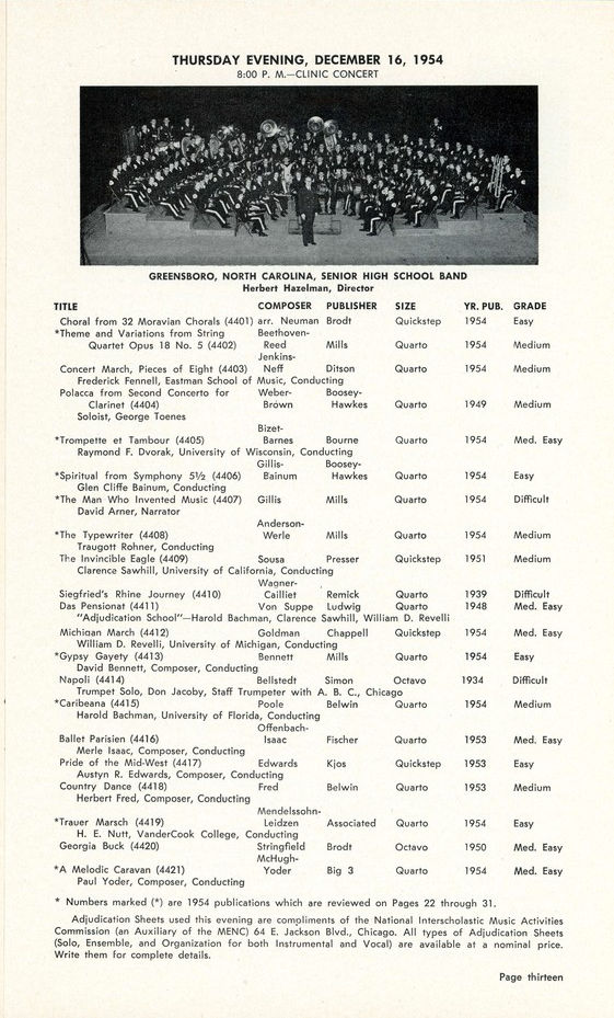 Greensboro Sr HS 8th_Midwest_Clinic_Prog