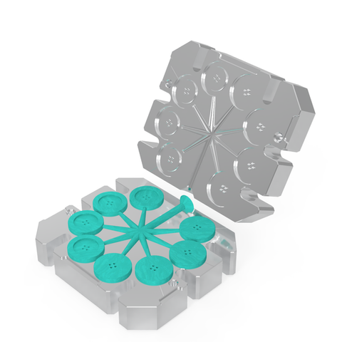 plasticpreneur buttons mould 28 mm