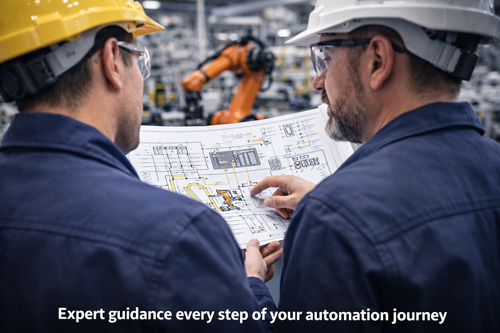 "Expert guidance every step of your automation journey"