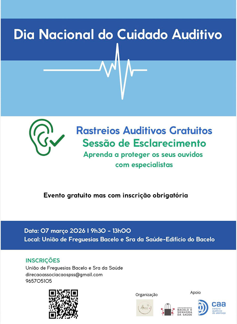 Dia Nacional do Cuidado Auditivo