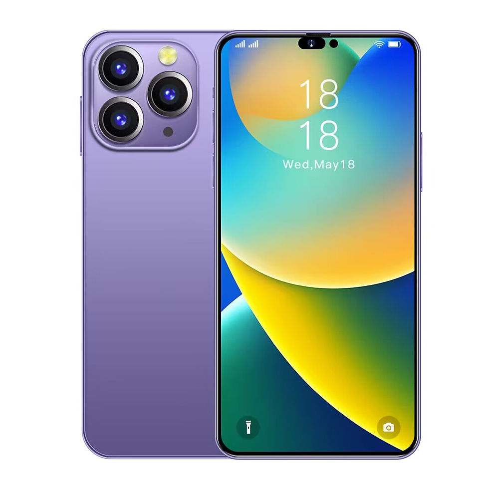 Thumbnail: 14 Pro Max  GPS Tracking Phone 6.7 Inch 16GB+1TB Android Smartphones Phone