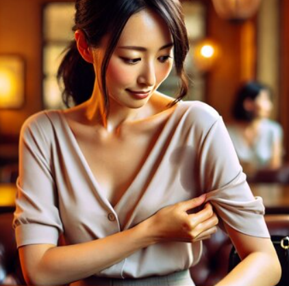 汗をかき特有の臭いが気になる女性