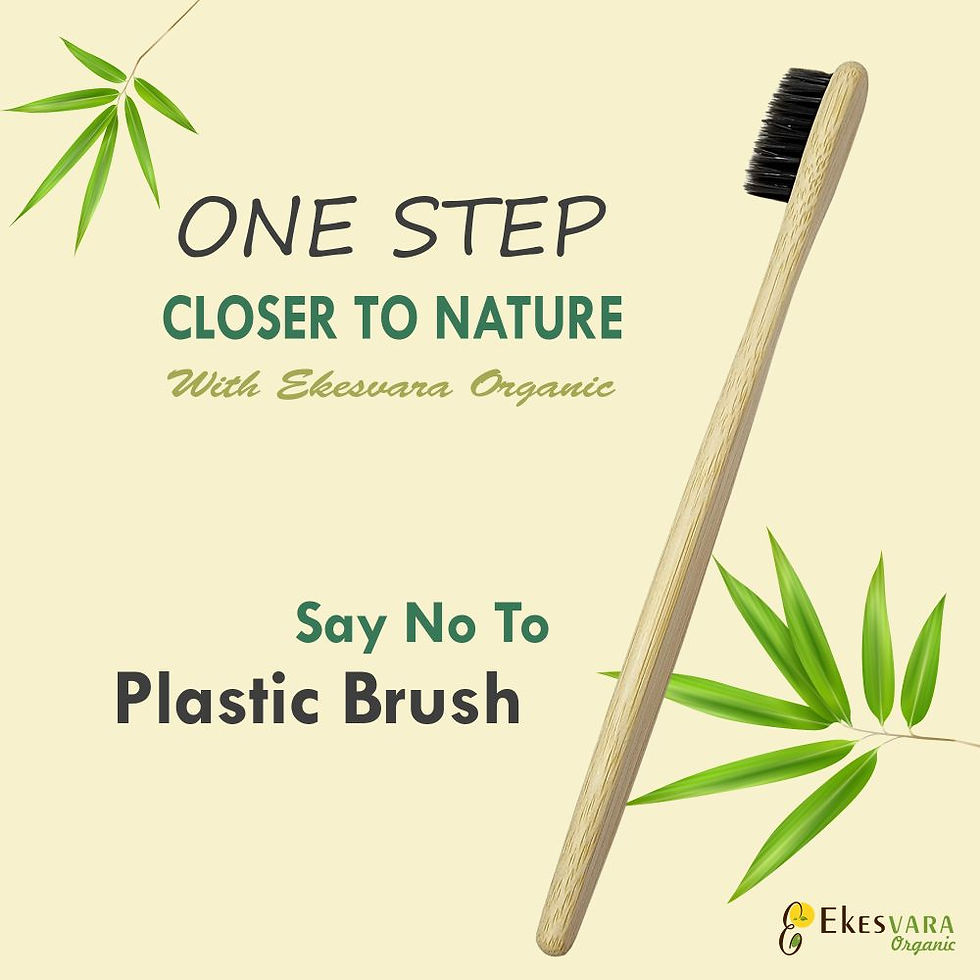 Ekesvara Organic Bamboo Toothbrush