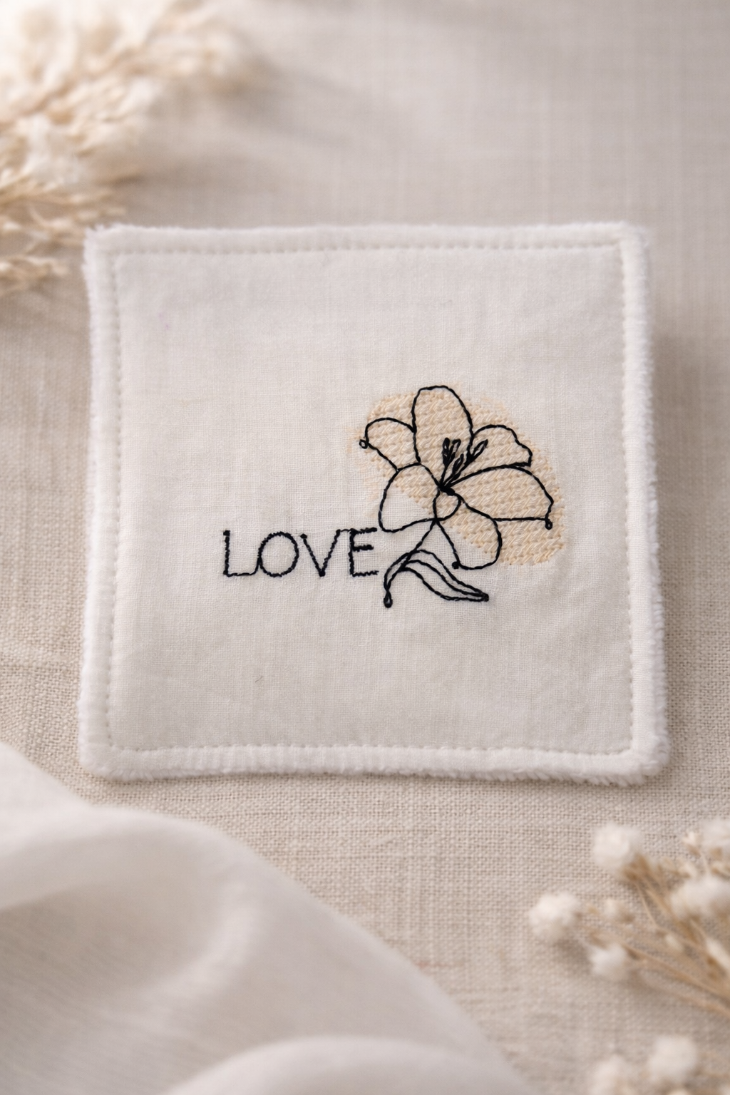 Lingette love en 10*10 cm