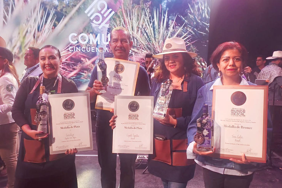 Guanajuato gana cuatro medallas en la segunda edición de Mundo Mezcal