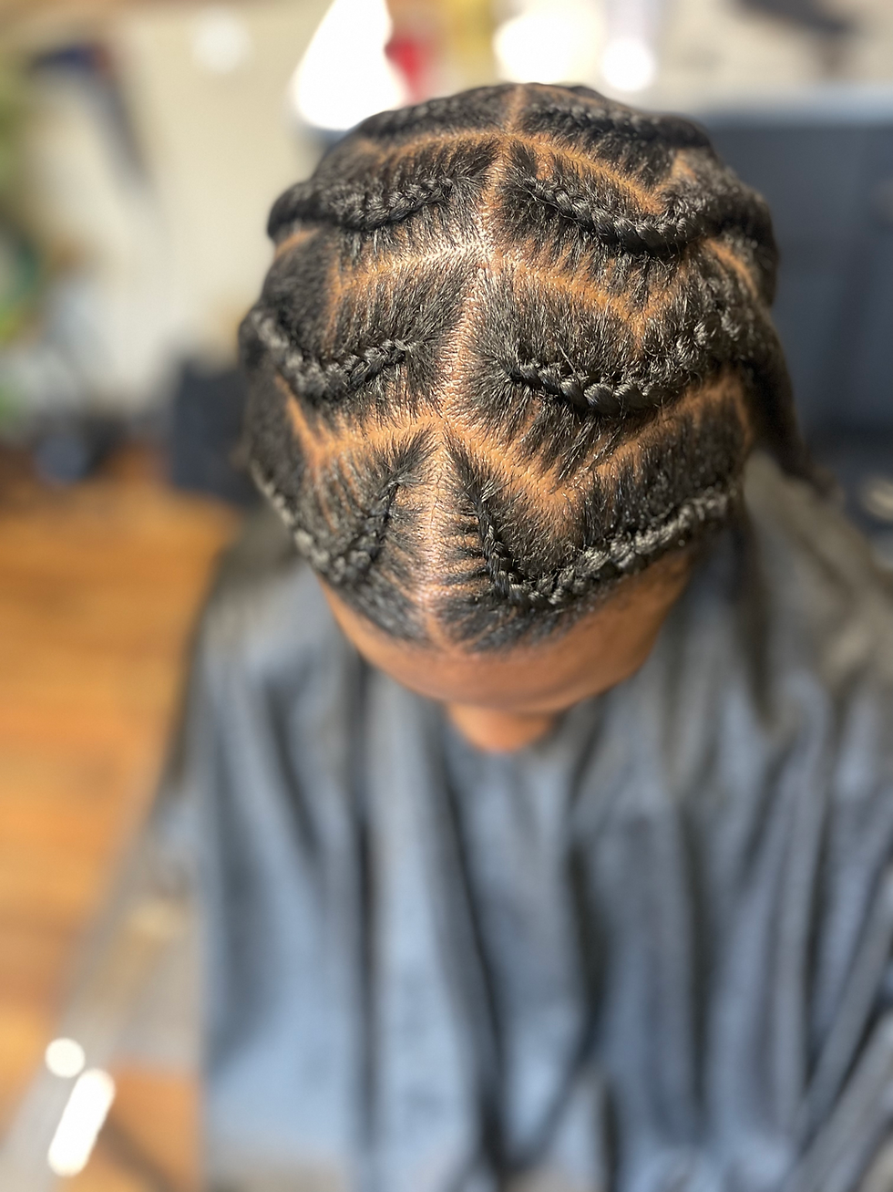 Natural Hair Box Braids