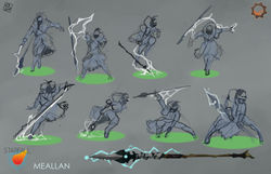 Meallan poses