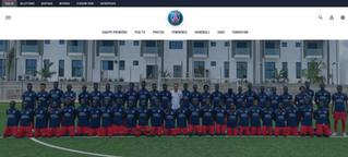 Parrainé par l'asso, il se retrouve sur le site officiel de PSG.