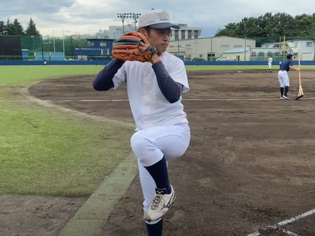 小学生へ向けた野球教室”投げる”編