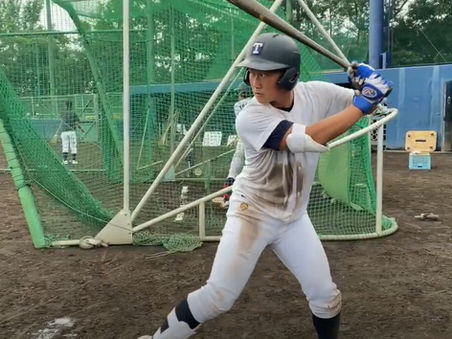小学生へ向けた野球教室”打つ”編