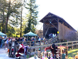 Dec 14 Holiday Market at Felton Covered Bridge Park
