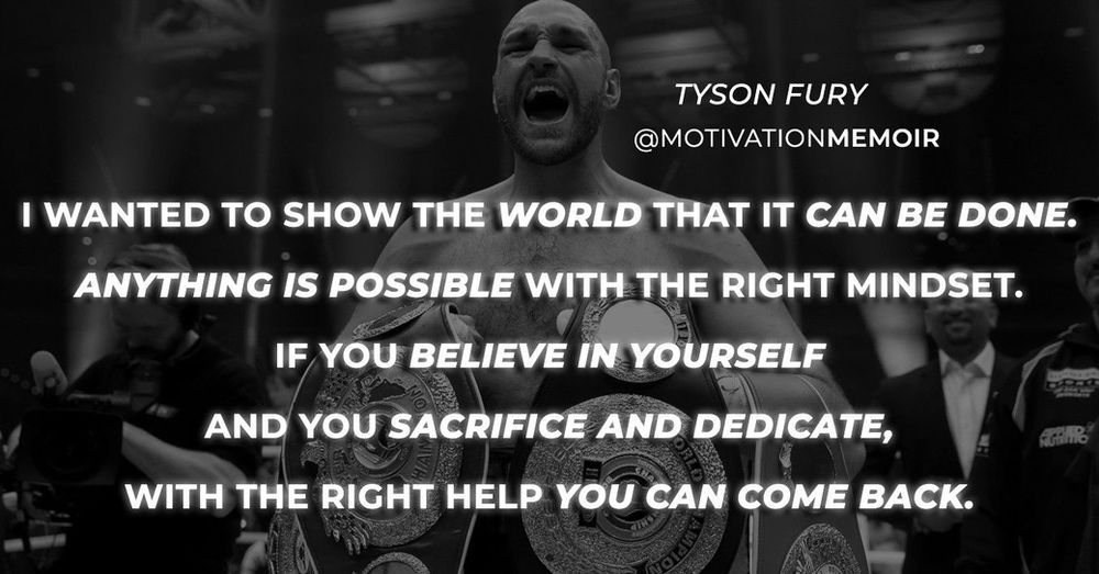 The 11 Best Inspiring Tyson Fury Quotes