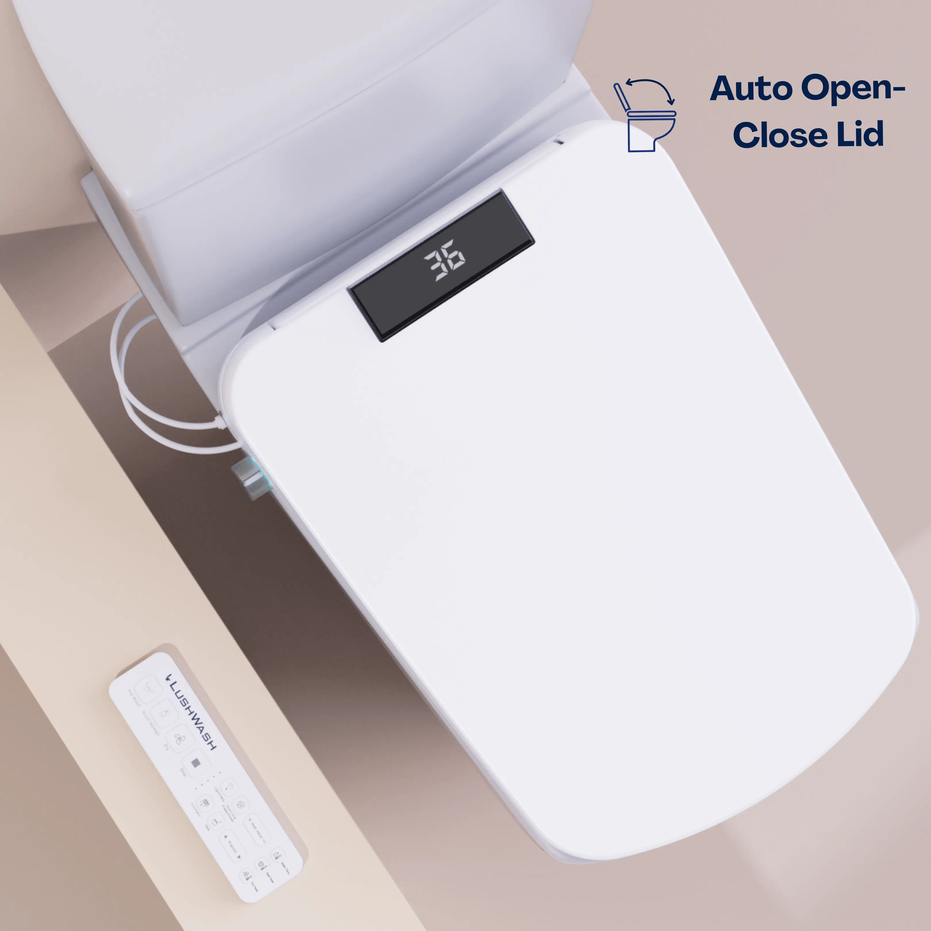 Square | Auto Open-Close Lid