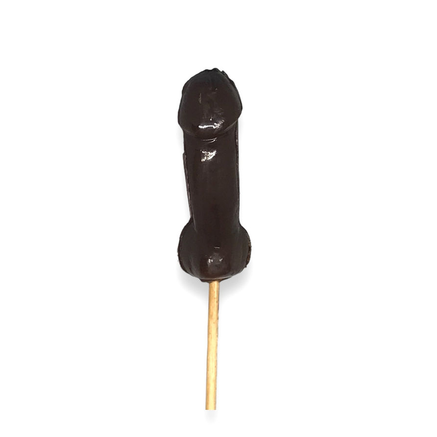 Palito de chocolate erótico pene mediano de 4 cm × 1 cm artesanal