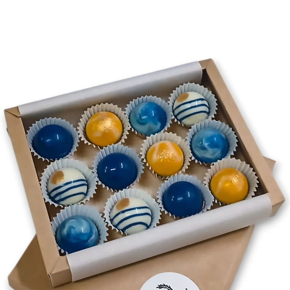 Bombones personalizables charrua artesanales caja de 12 unidades de Salertti