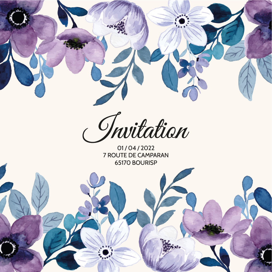 Carte d'invitation 1