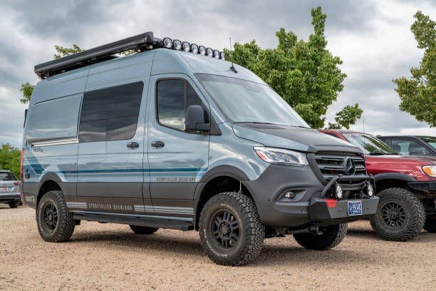 Custom Mercedes Sprinter van, Overland Adventure Conversions, off-road ready