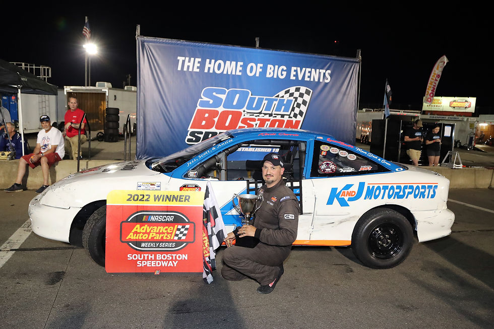 Kevin Currin won 10 races and two Hornets Division titles at South Boston Speedway in his career.