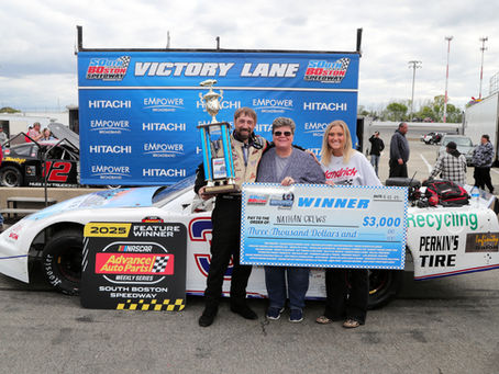 Over $17,000 in Purse and Awards Set for July 11 Kenny Meadows Memorial Race at South Boston Speedway