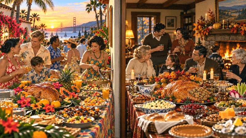 Jim Beard's Party Cookbook: A Bicoastal Thanksgiving, 1954