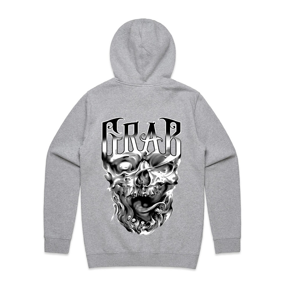 Thumbnail: Grab Art Skull Hoodie