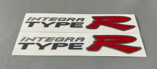 Honda Integra DC5 Type R Door Decals. Pair