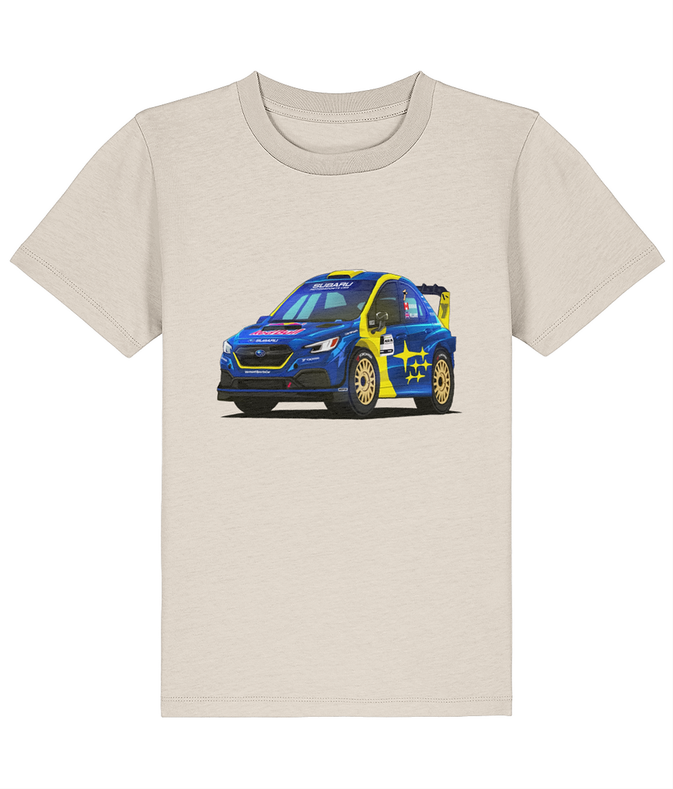 Thumbnail: Subaru Impreza STI Rally Car Kids T-Shirt