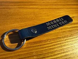 Morris Mini Van Leather Key Ring