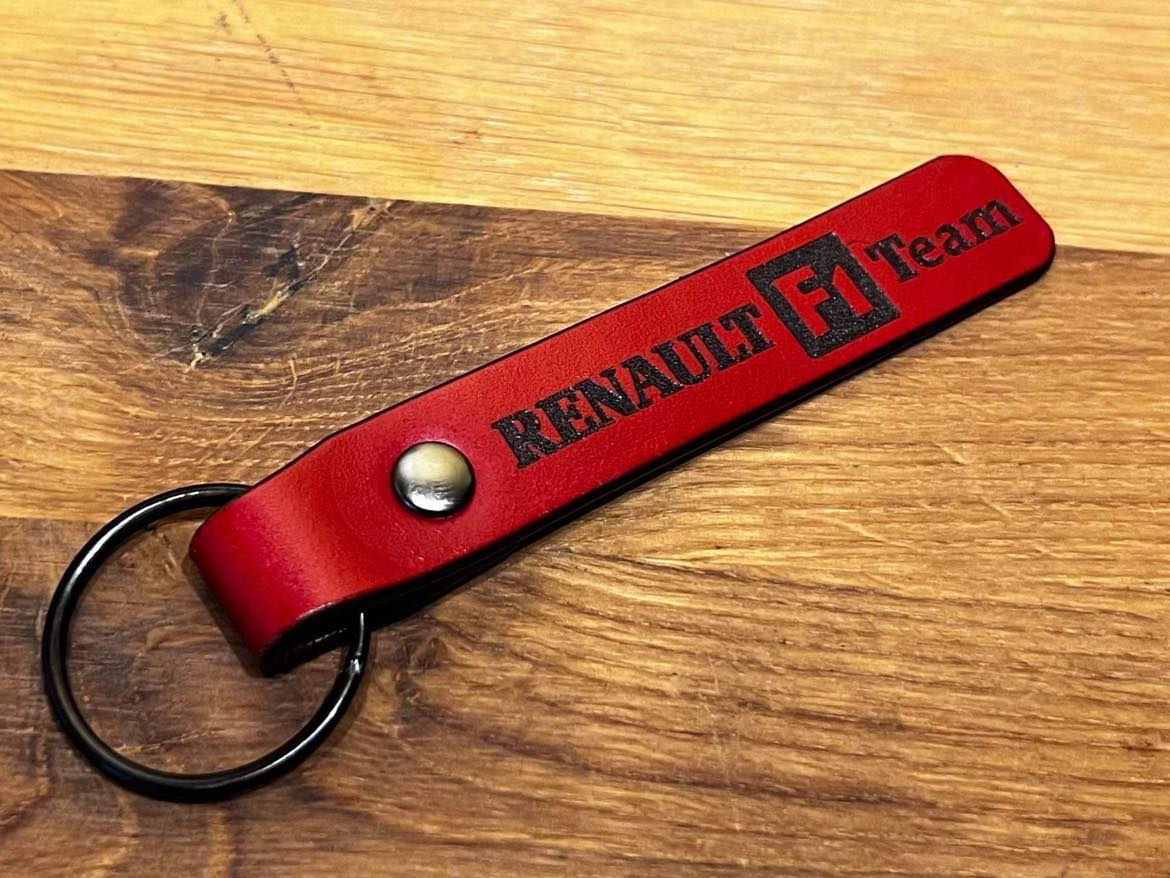 Renault F1 Team / R26 Limited Edition (personalised) Leather Key Ring