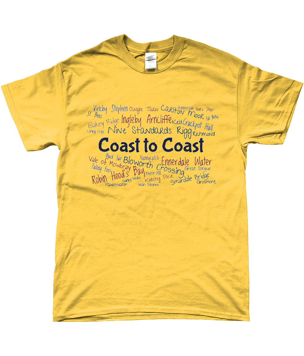 Thumbnail: Coast to Coast Unisex T-Shirt (Word Cloud)