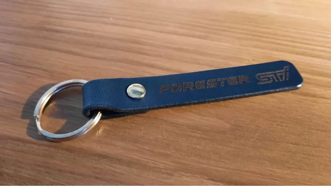 Forester STI Special Edition Leather Key Ring