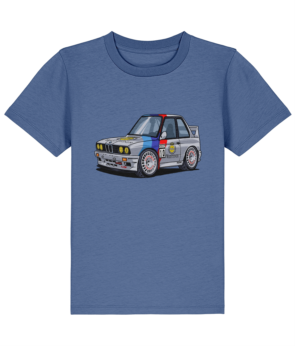 Thumbnail: BMW E30 M3 Rally Car Kids T-Shirt