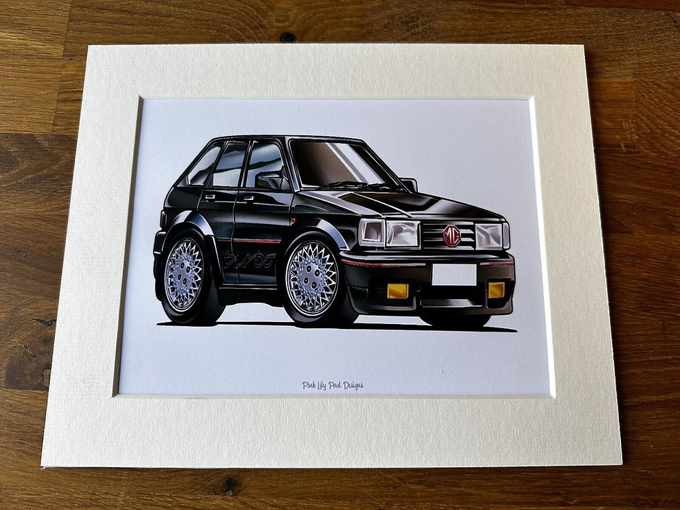 Thumbnail: MG Maestro Turbo Cartoon Drawing