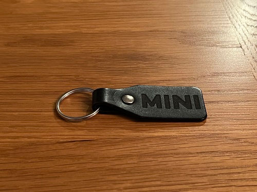 Thumbnail: Mini, Just Mini Leather Key Ring