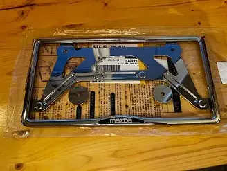 Genuine Mazda Number Plate Holder